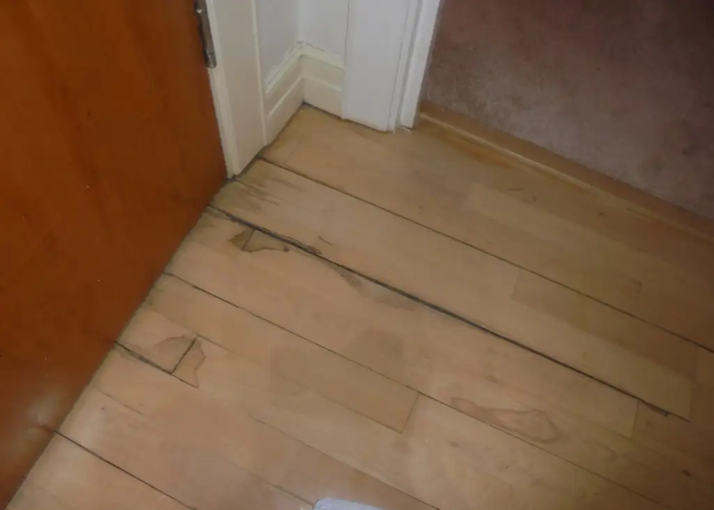 damaged flooring